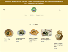 Tablet Screenshot of naturalwaycafe.com